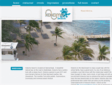 Tablet Screenshot of kokomo-beach.com